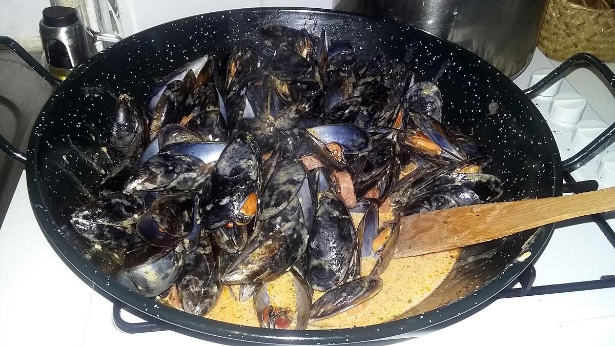 recette Moules au chorizo