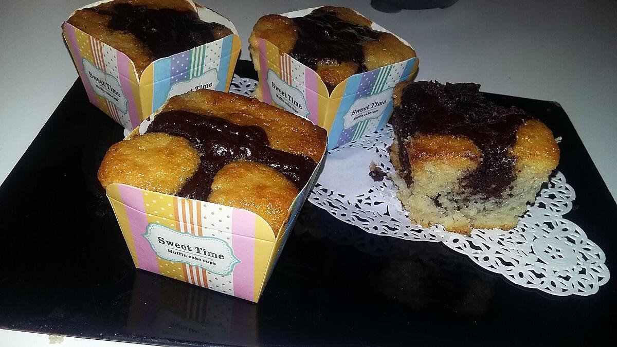 recette Minis cakes marbré savane