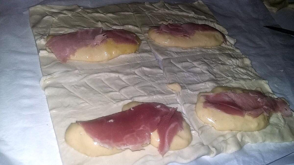 recette Friands au fromage et au jambon