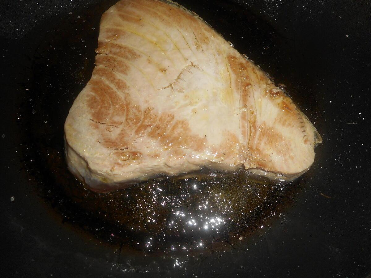recette Steak de thon à la marseillaise