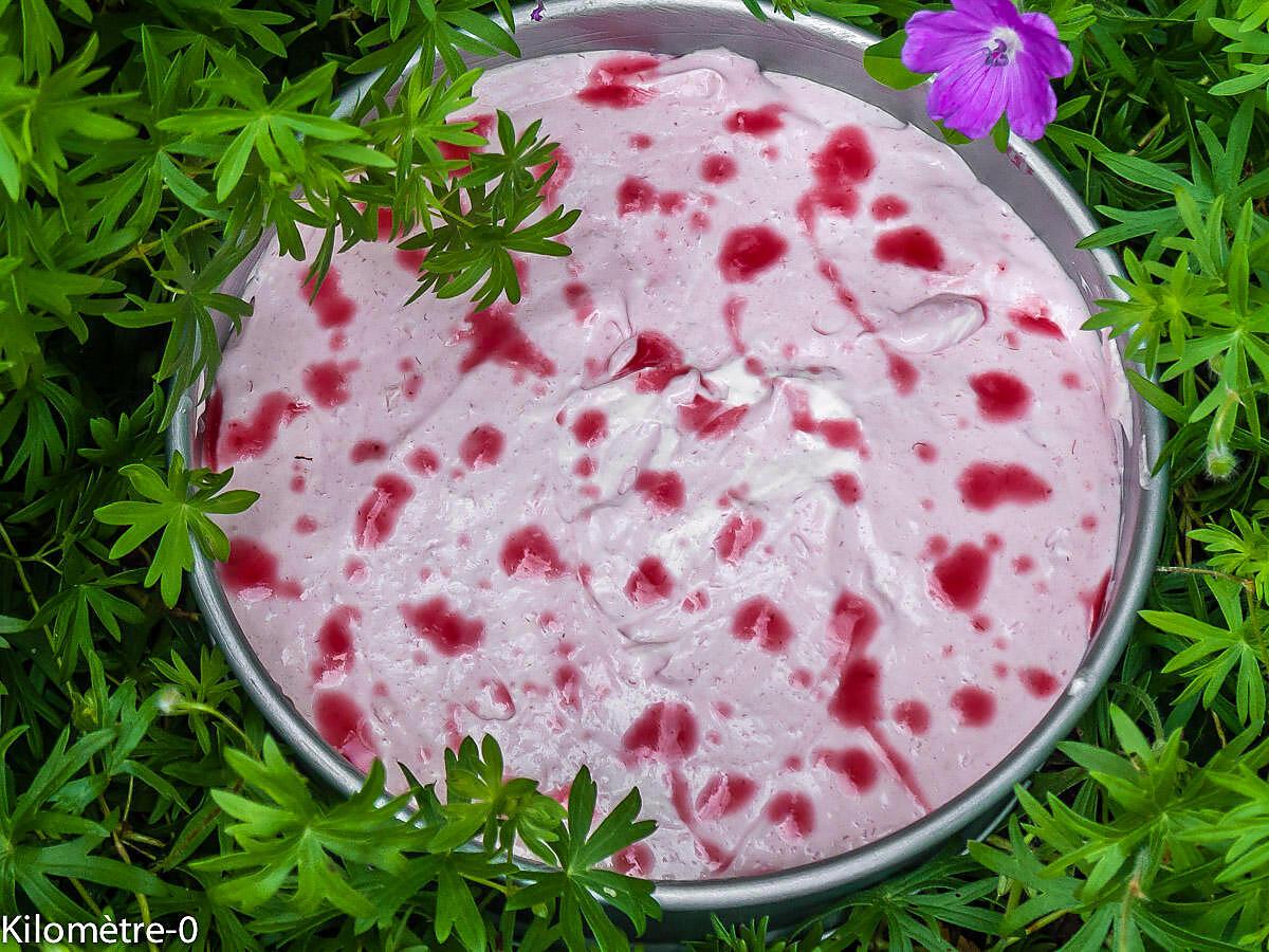 recette Nuage rose aux framboises