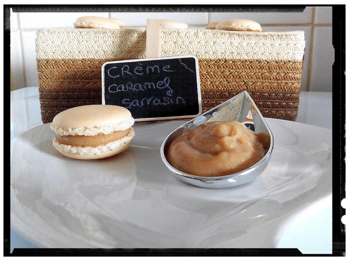 recette macarons à la crème caramel-sarrasin