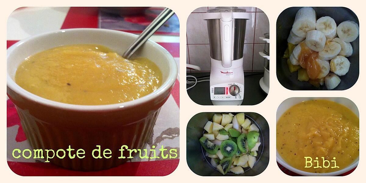 recette COMPOTE DE FRUITS dans le Soupe&Co