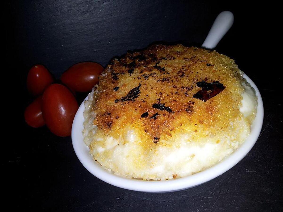 recette Mozzarella farcis jambon cru-tomates cerise confite et panés