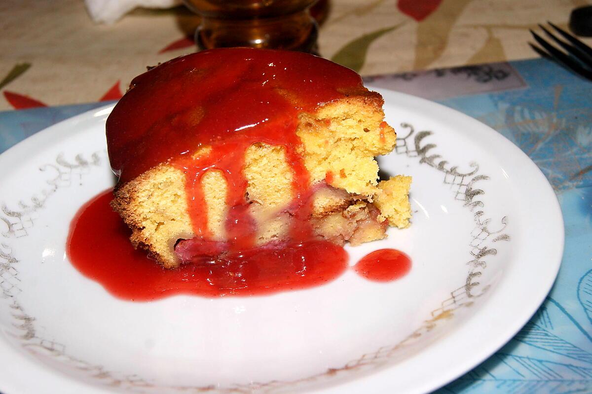 recette Gâteau aux fraises et sucre candy