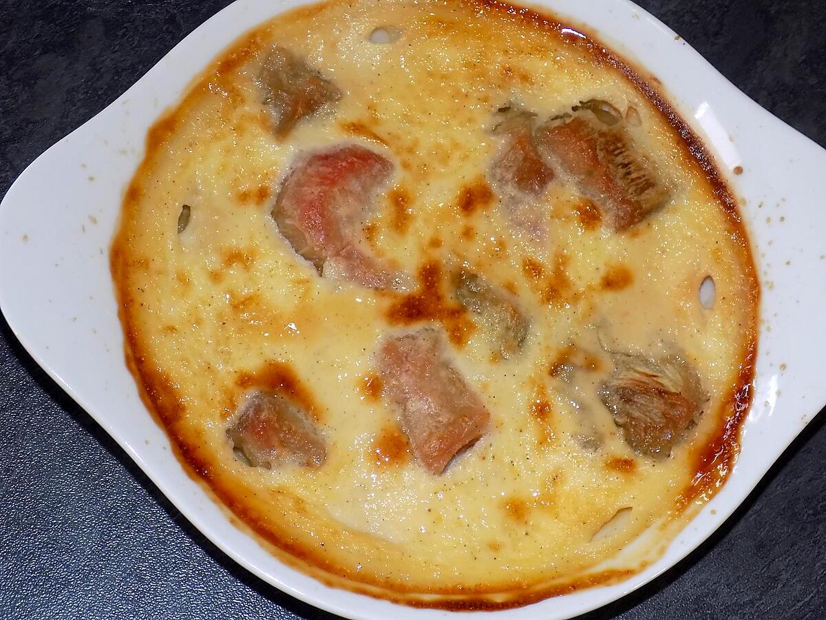 recette Clafouti tofu et rhubarbe (compatible dukan)