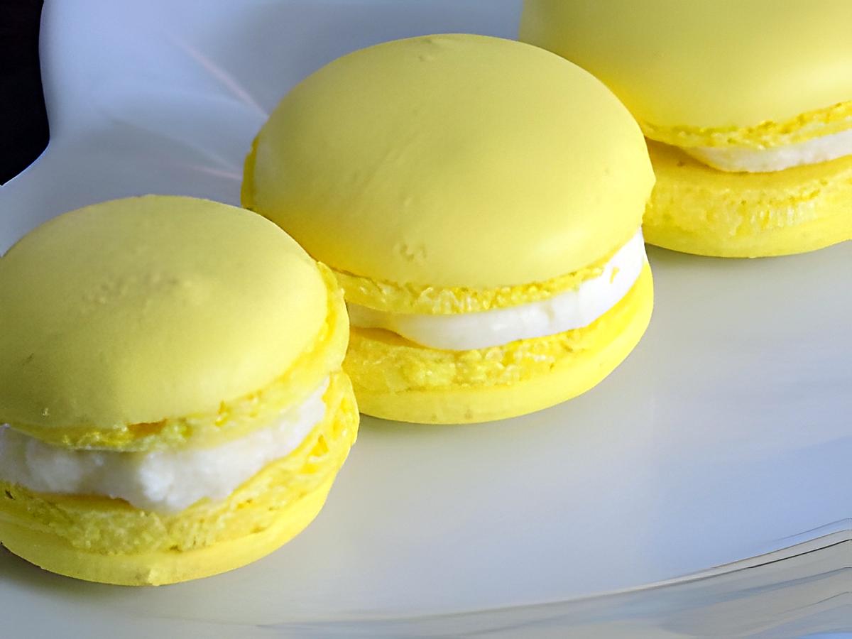 recette Macarons ananas