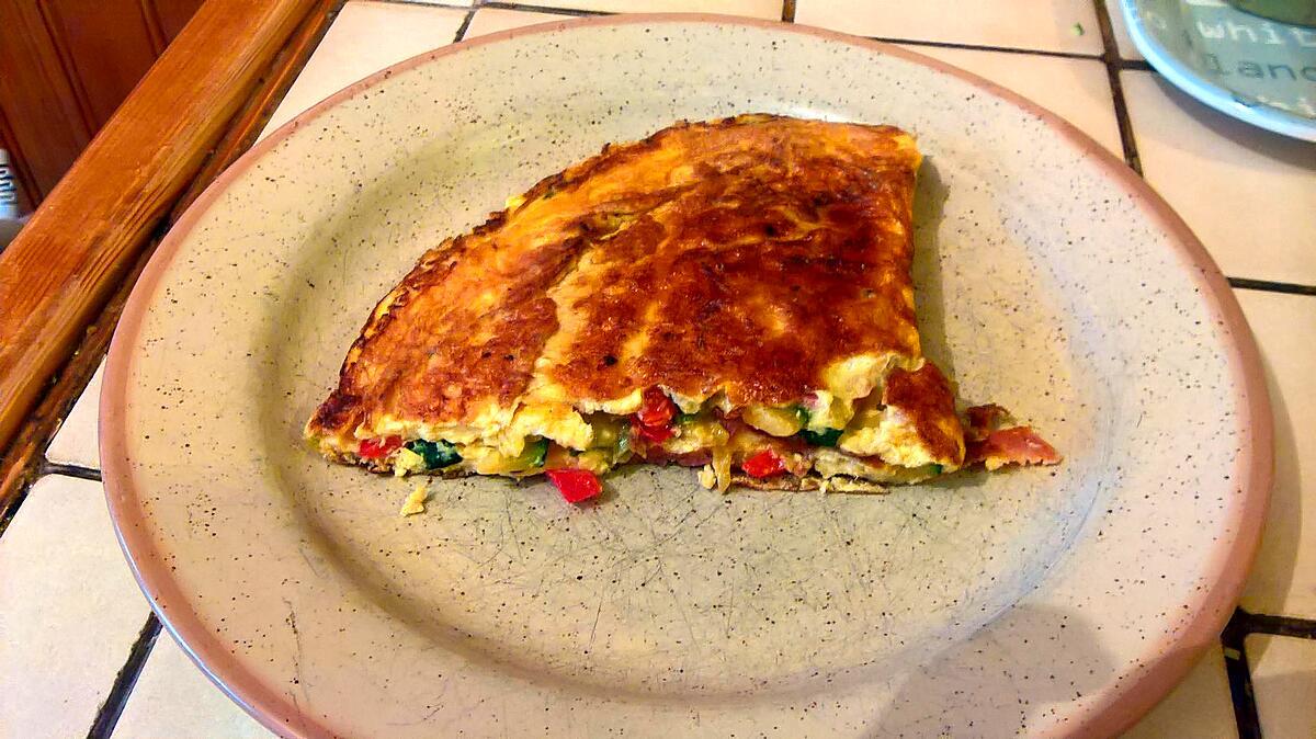 recette Omelette aux trois légumes