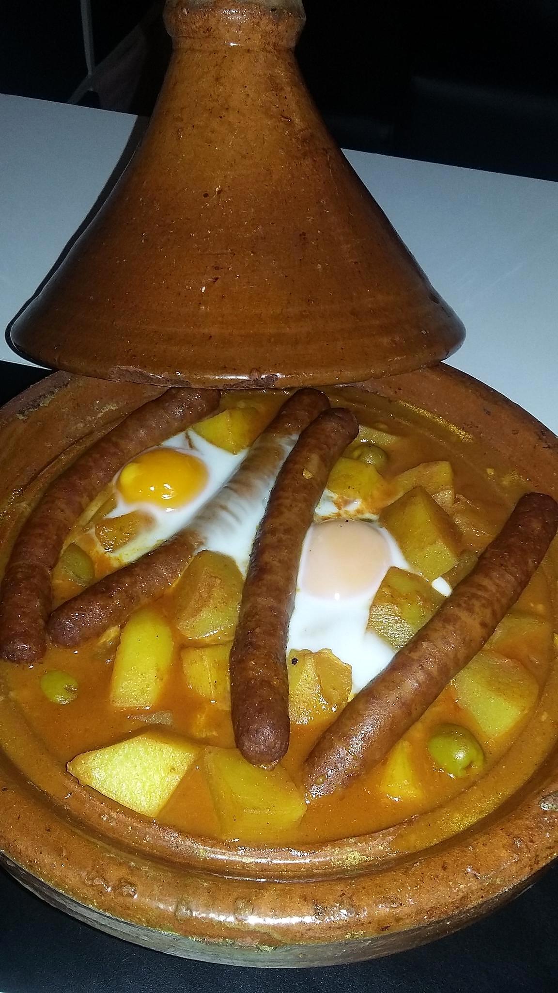 recette Tajine ojja de merguez aux oeufs