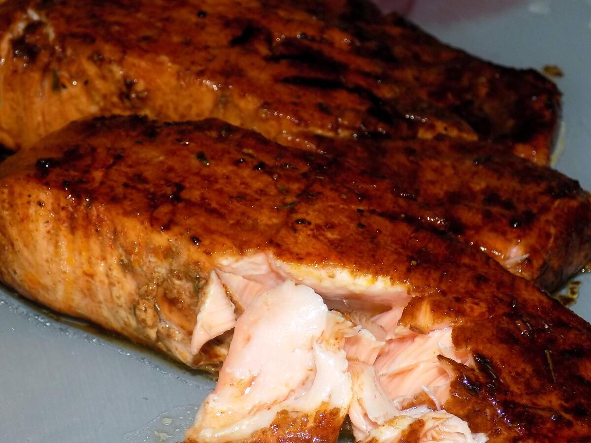 recette Pavé de saumon laqué (compatible dukan)