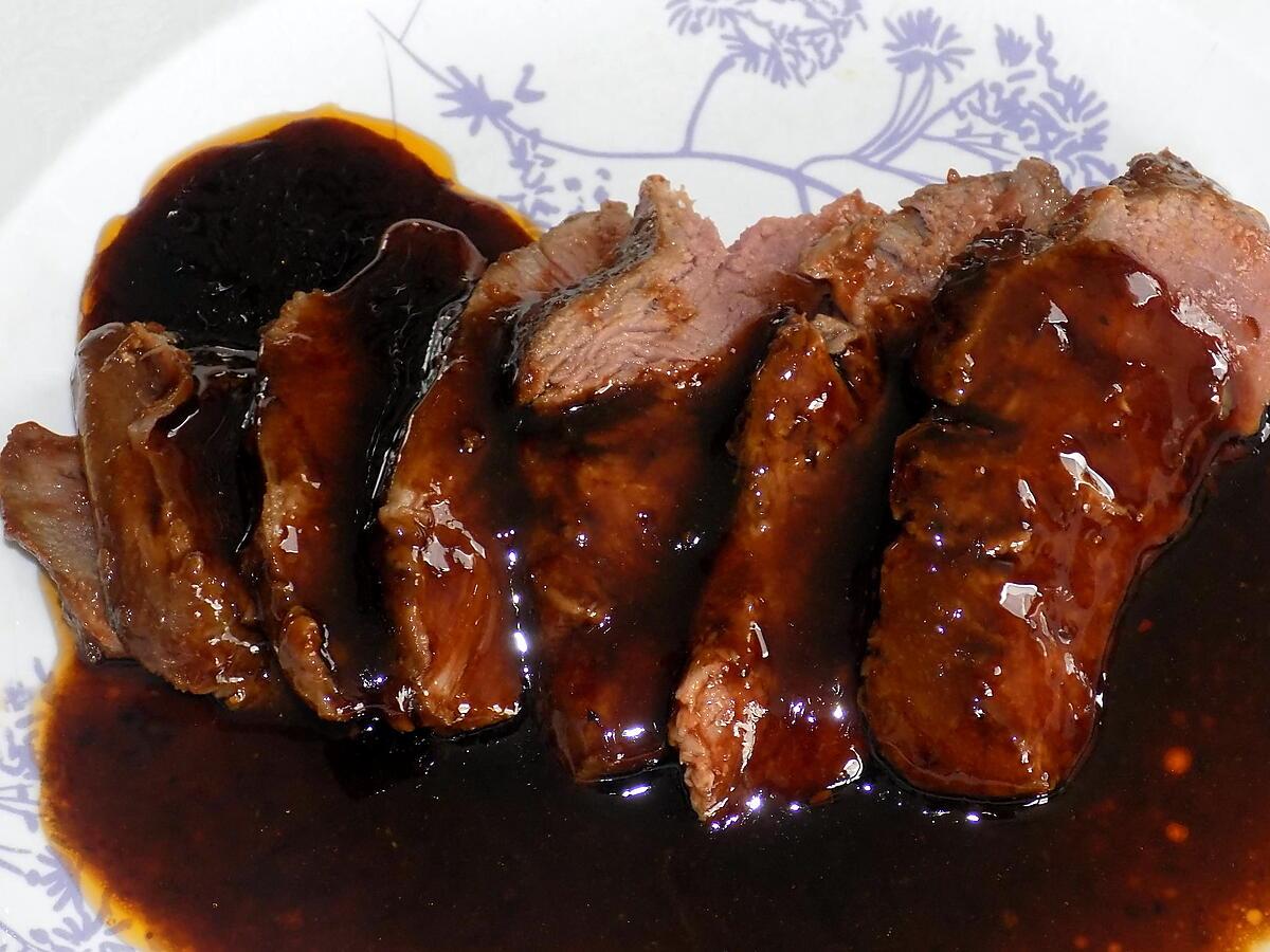 recette Magret de canard laqué