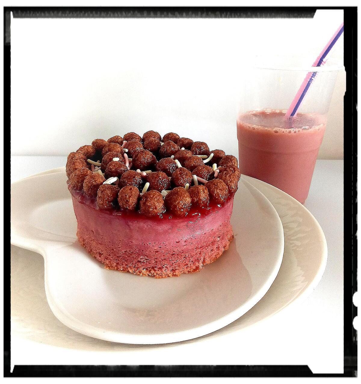 recette lait fraise magique