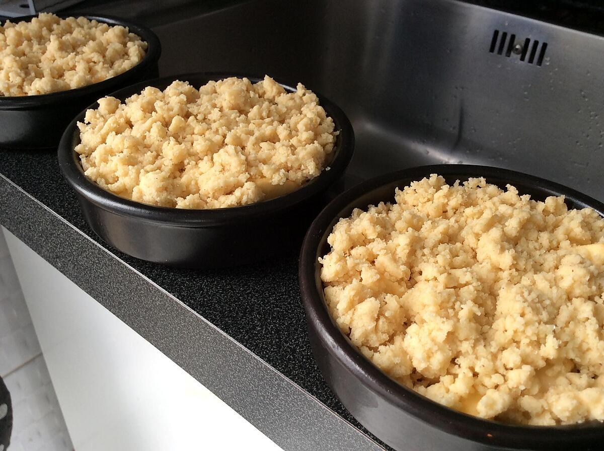 recette Crumble pomme/cannelle