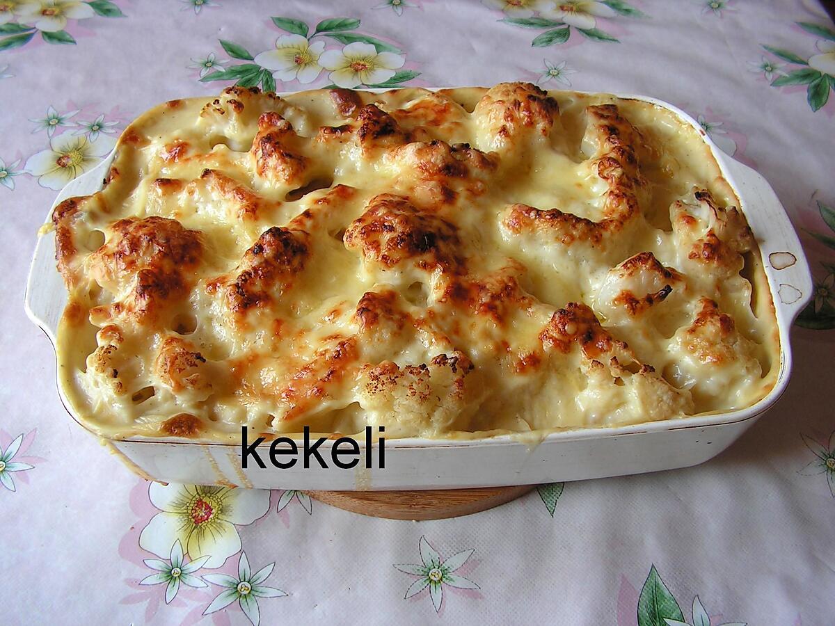 recette Gratin de choux fleur