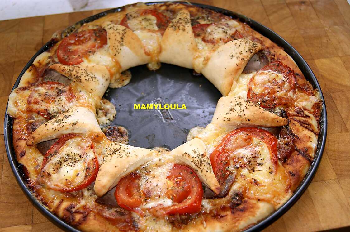 Pizza soleil au bacon fumé