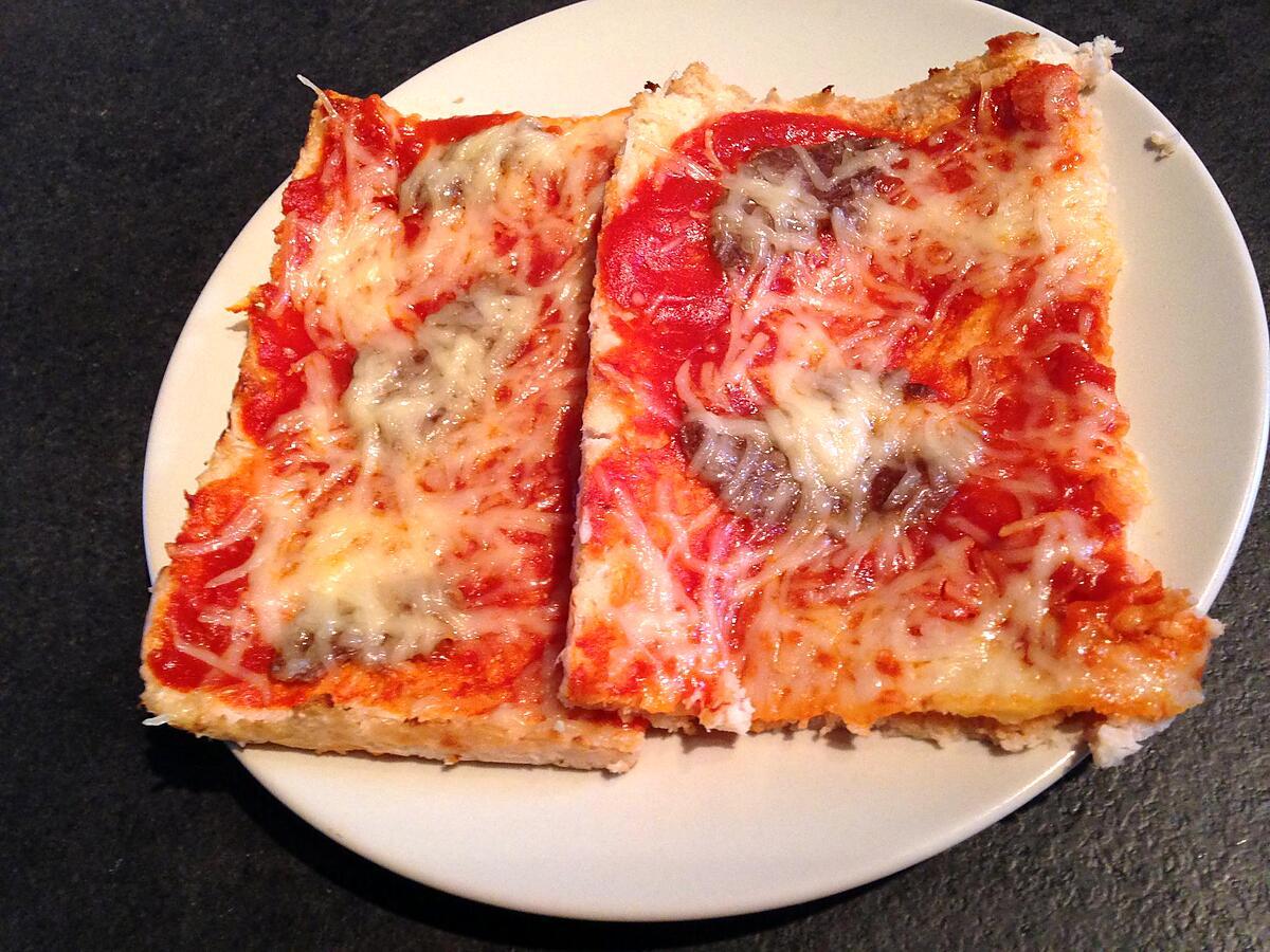 recette Pizza sans pâte mais avec du choux fleurs