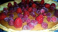 recette Tarte chiboust aux framboises