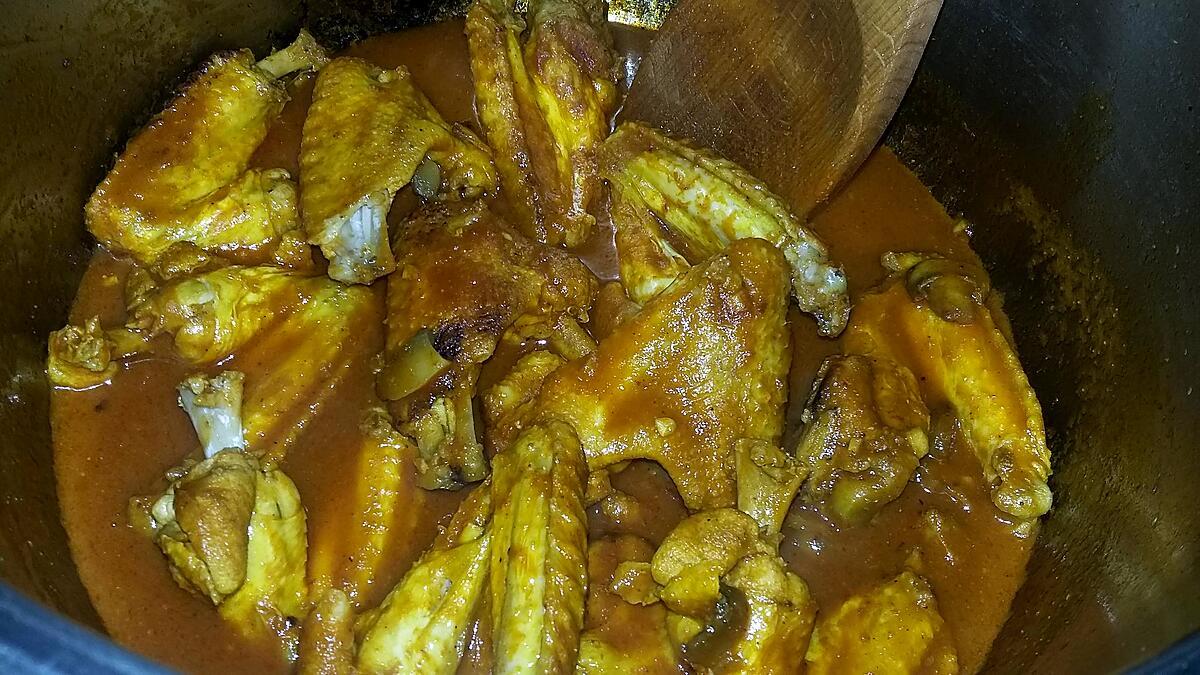 recette Ailes de poulet en sauce