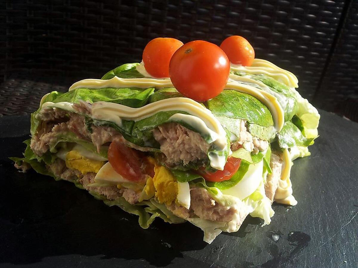 recette Terrine de salade aux crudités