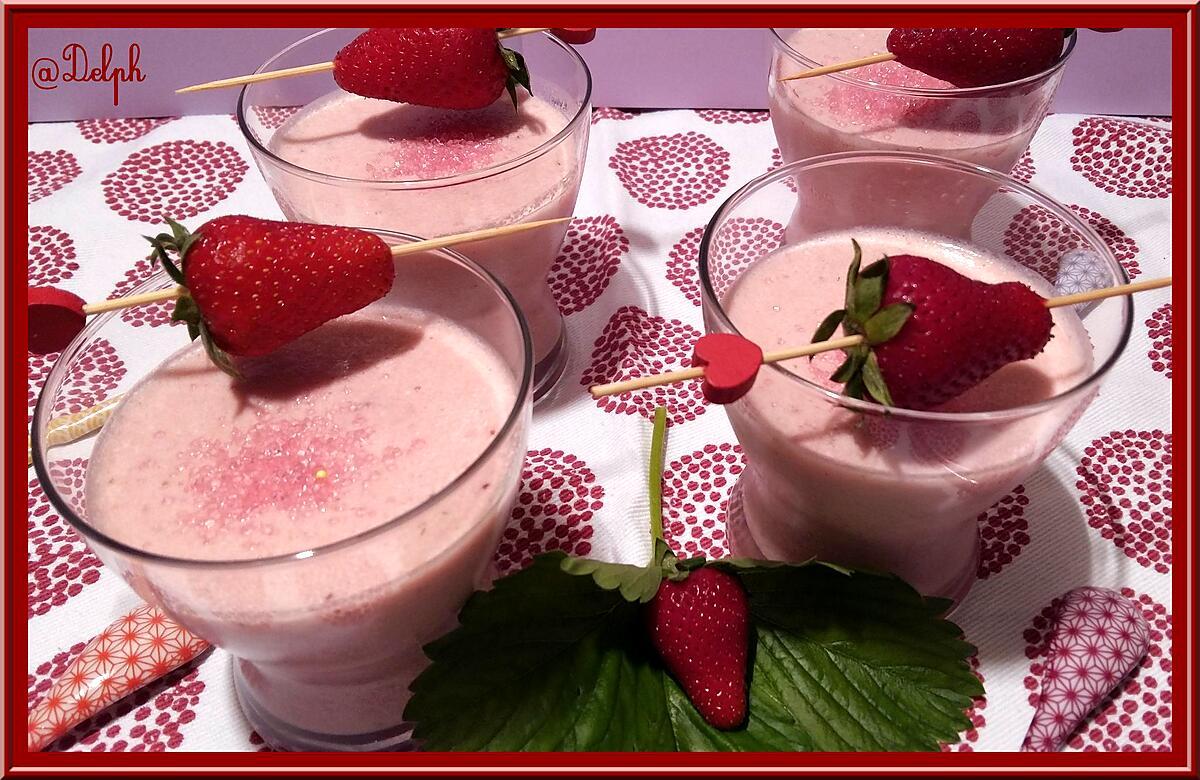 recette Mousse de fraise au fromage blanc