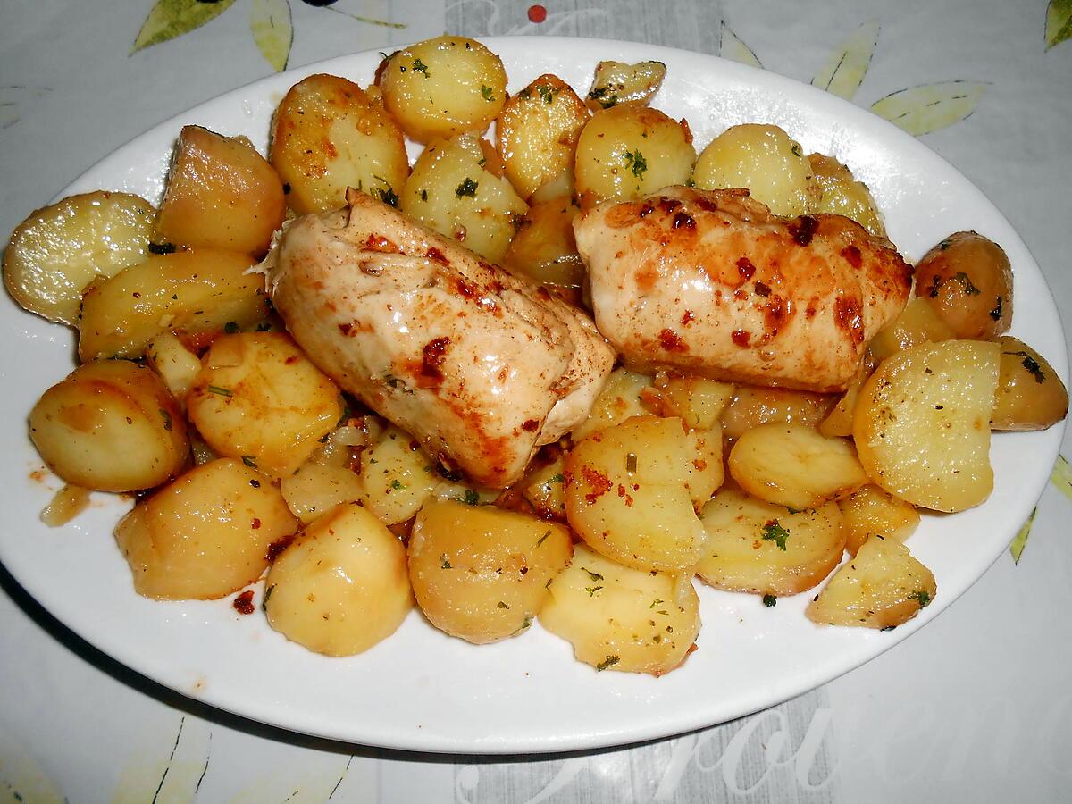 recette INVOLTINI DE POULET AU BEURRE ET CIBOULETTE