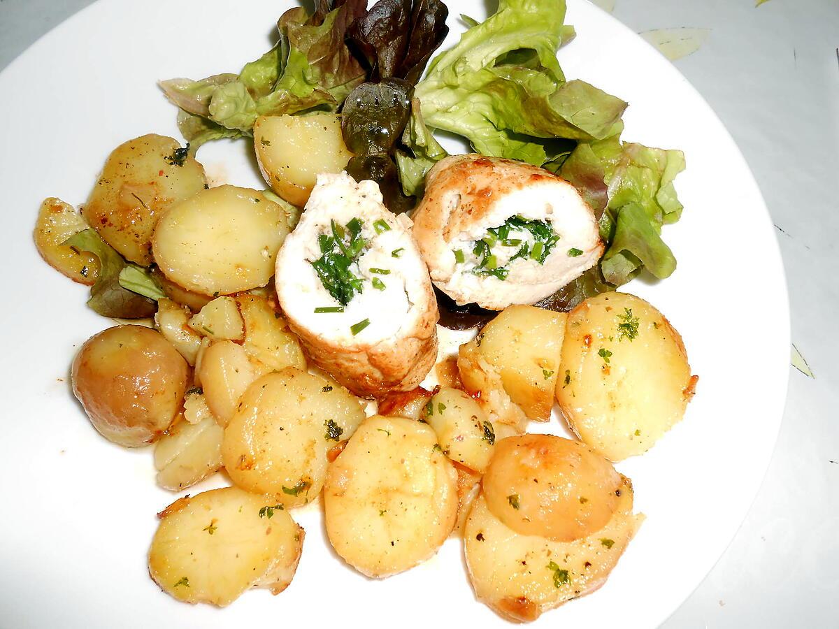 recette INVOLTINI DE POULET AU BEURRE ET CIBOULETTE