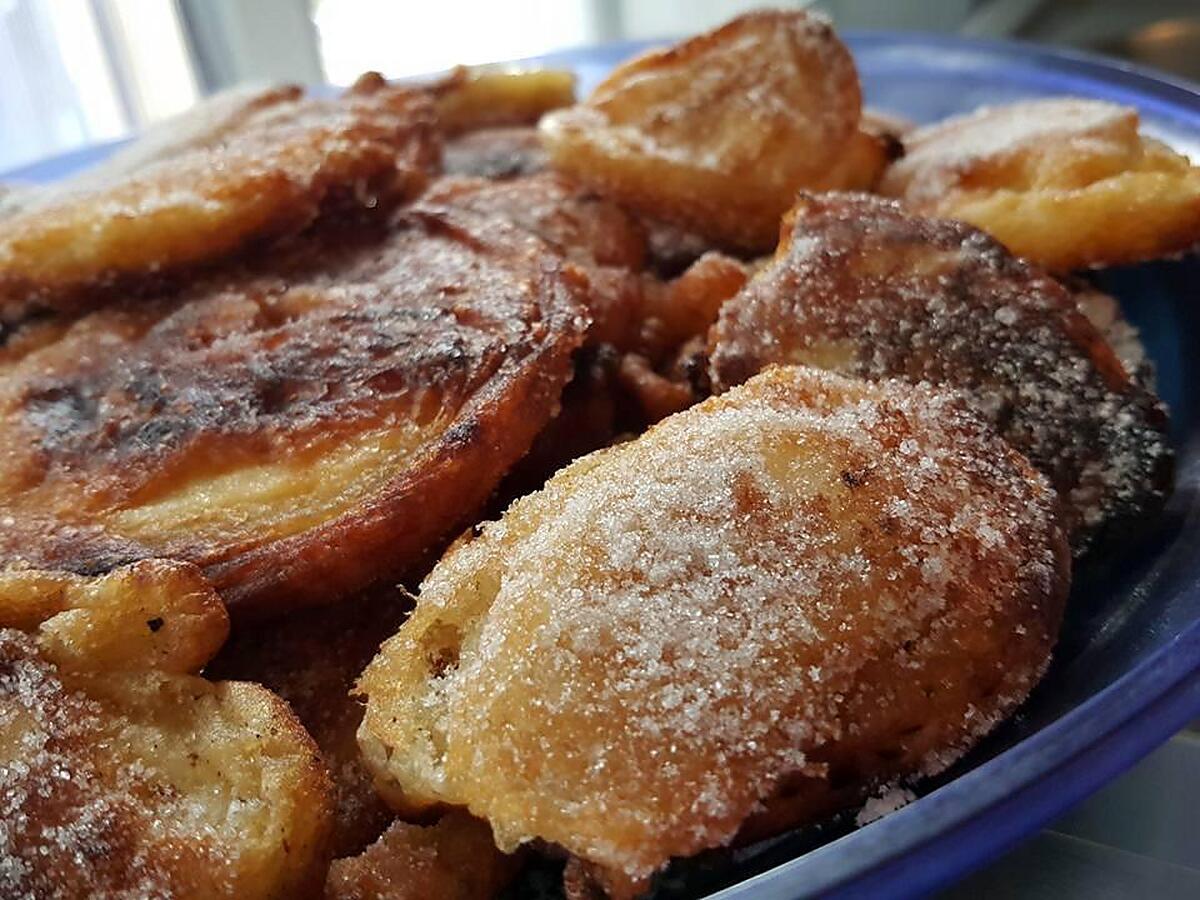 recette Beignets aux pommes et bananes aromatisés au rhum