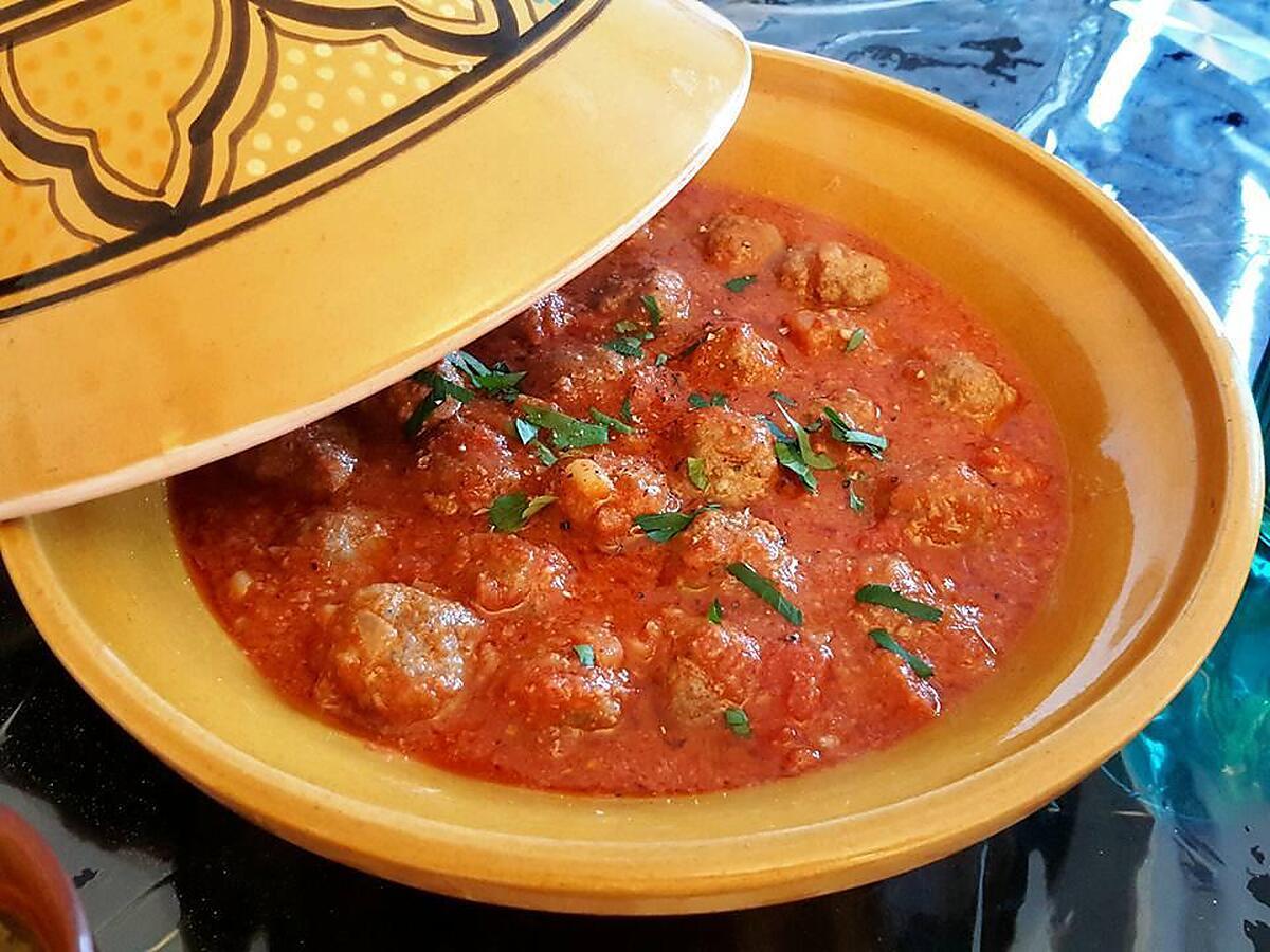 recette Tajine de boulettes