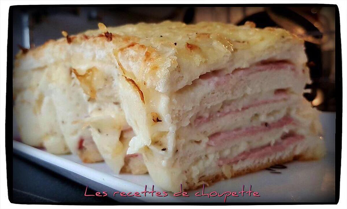 recette Croque cake moelleux