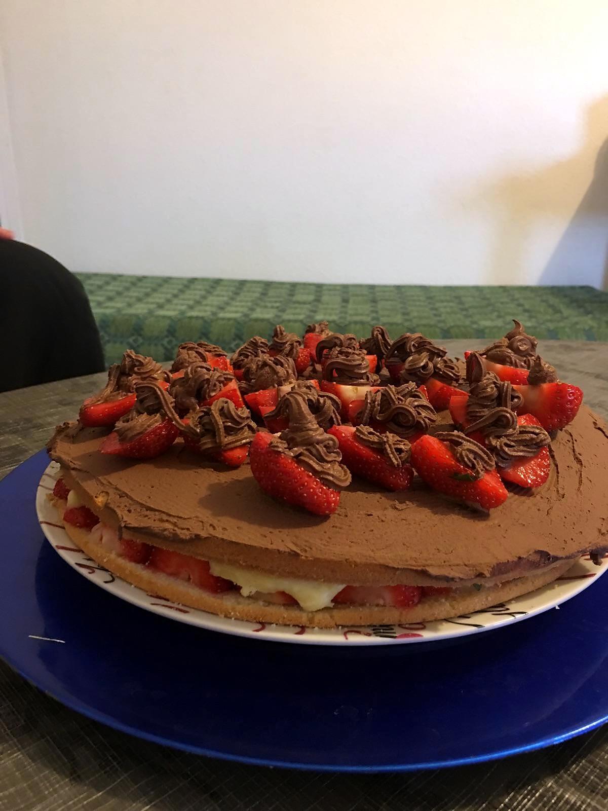 recette Gâteau aux fraises de Tonton