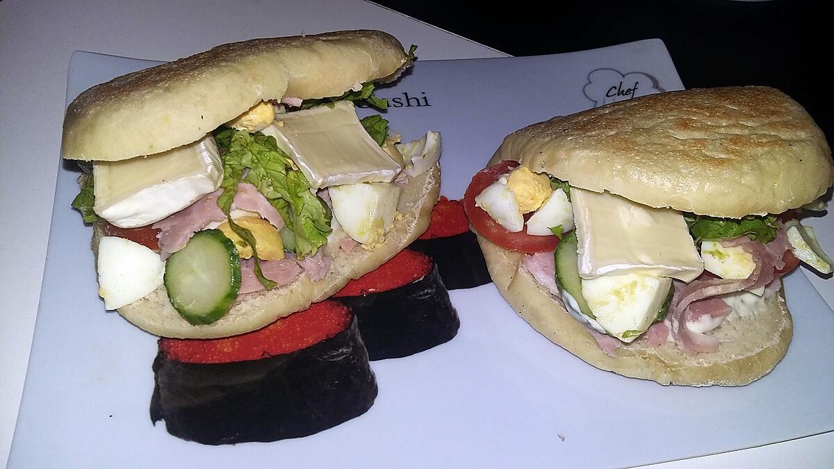 recette Sandwichs avec pain Matlouh