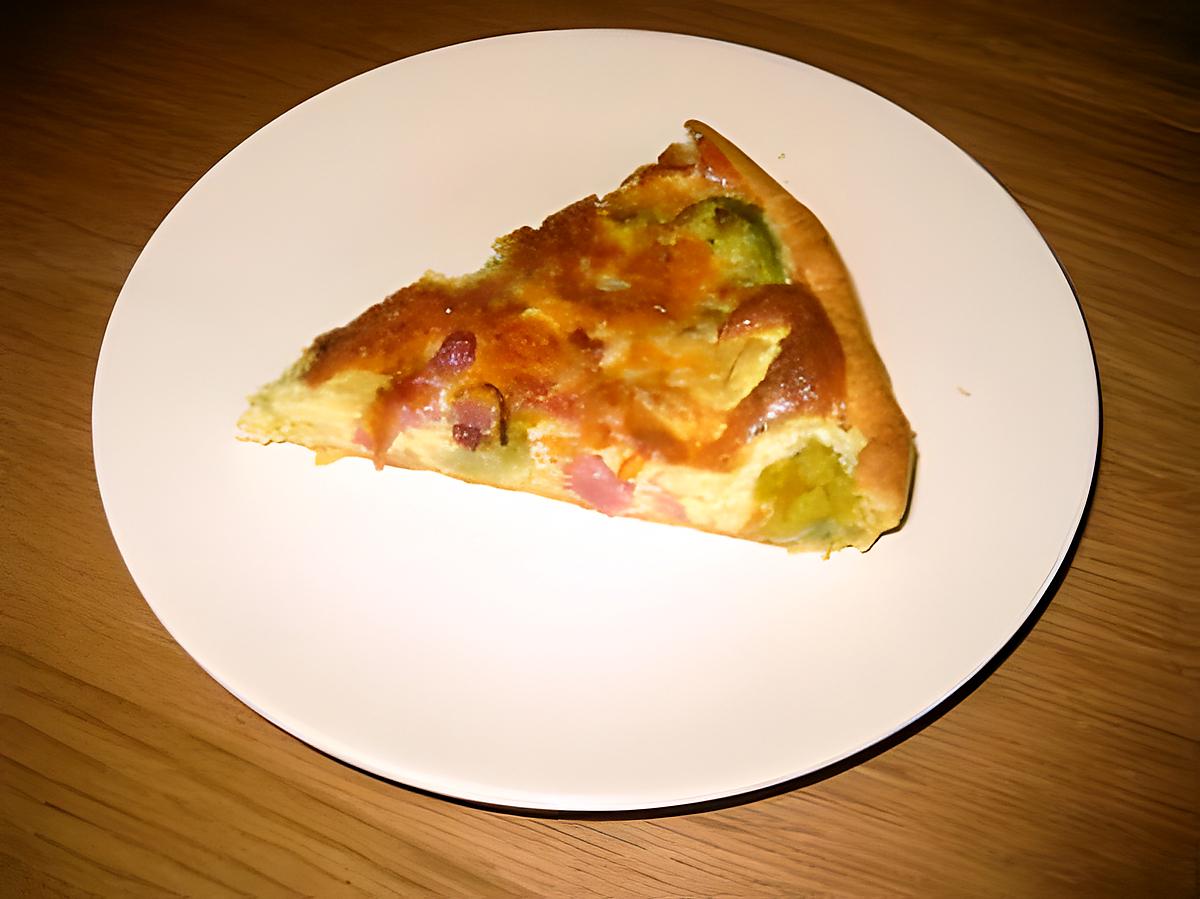 recette Quiche aux poireaux et lardons