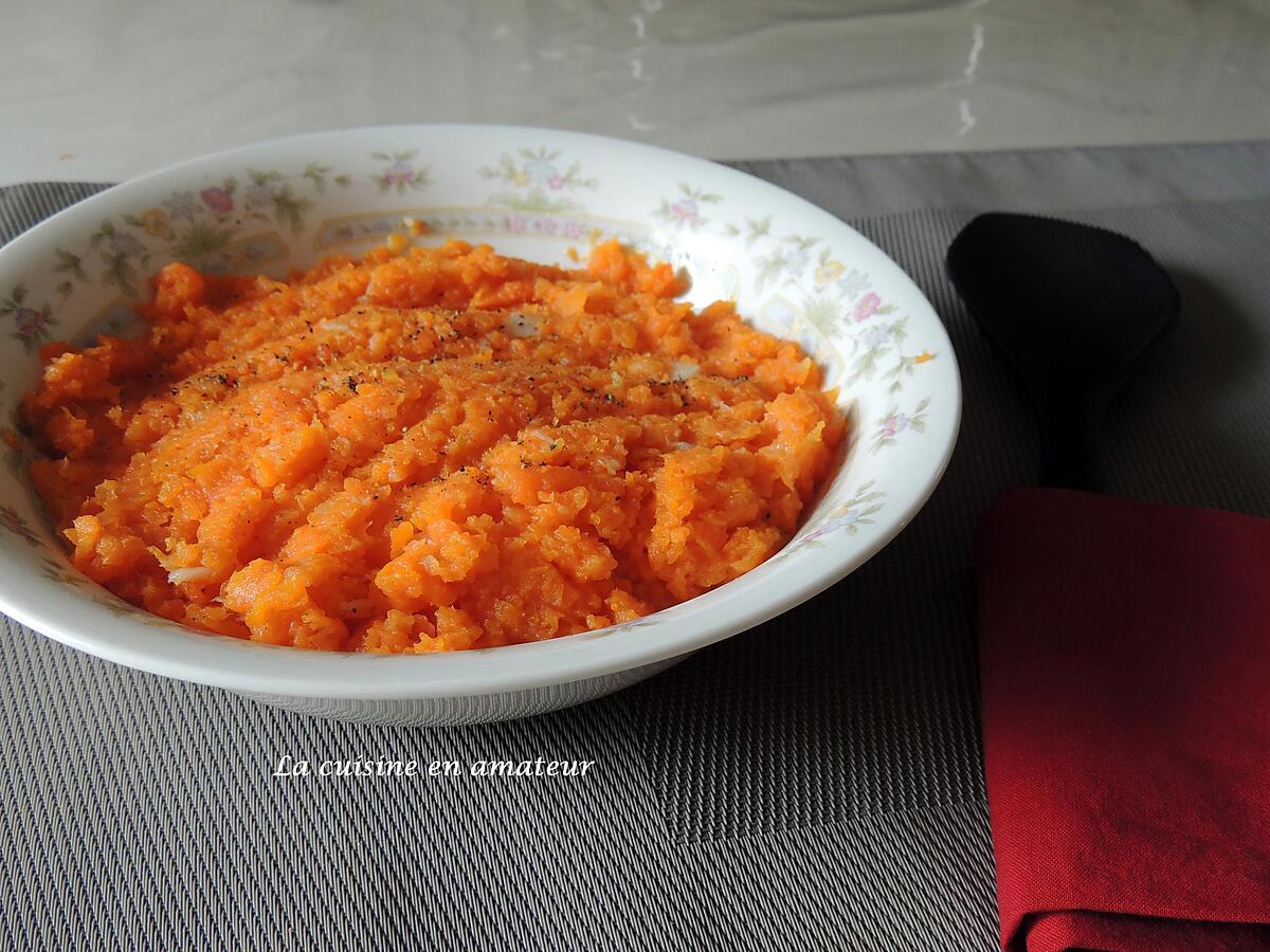 recette Écrasé de carottes et navets