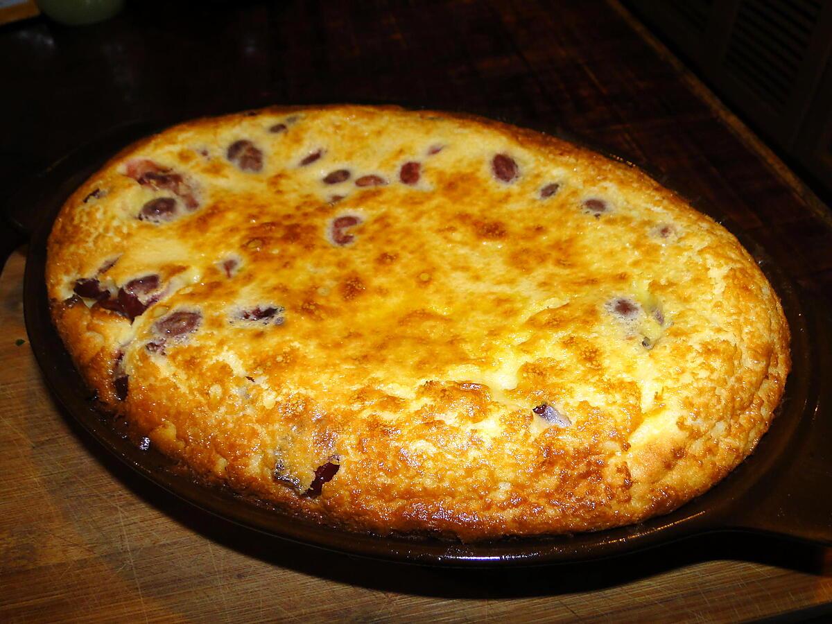 recette Clafoutis aux cerises rôties