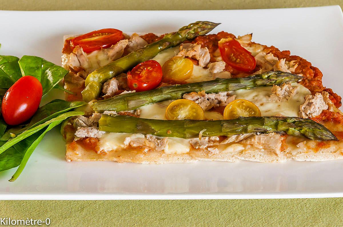 recette Pizza thon et asperges