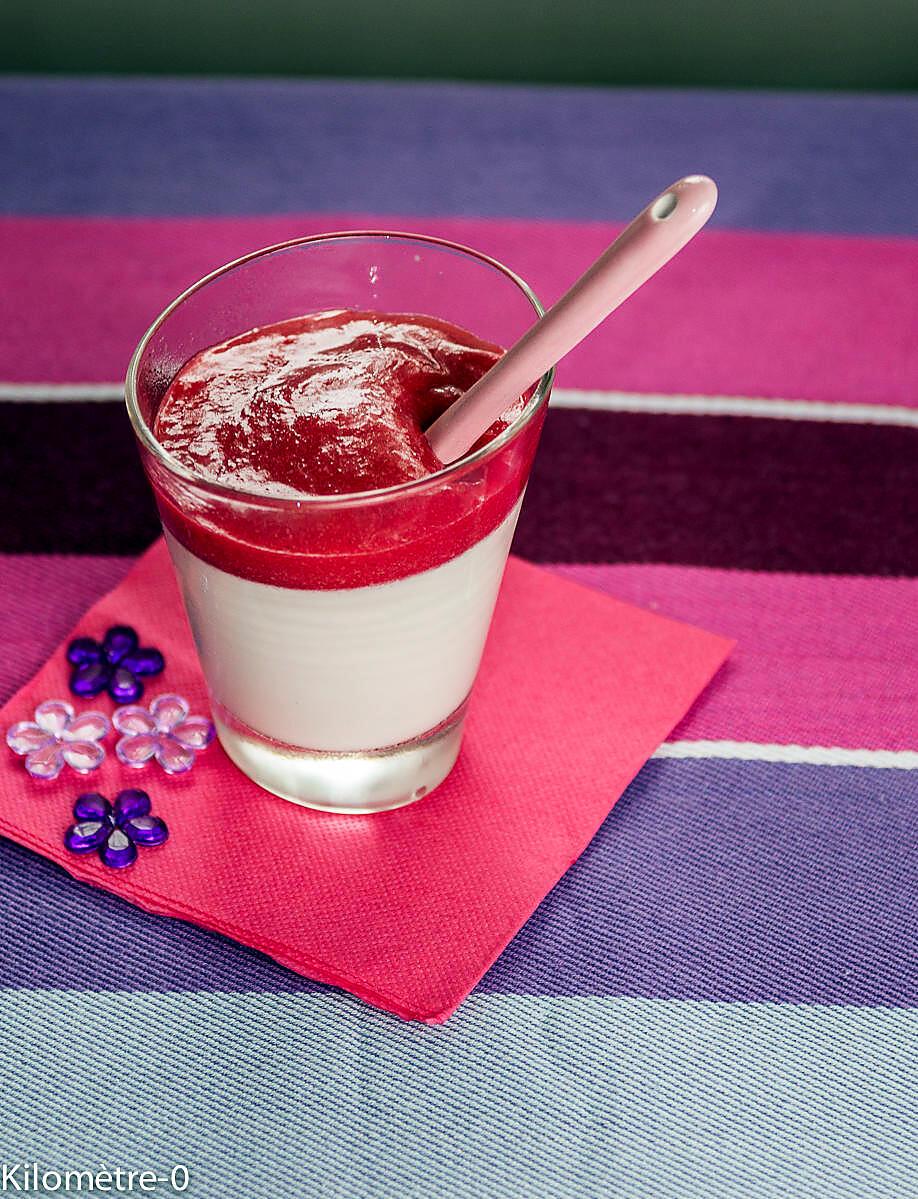 recette Panna cotta au coulis de groseilles