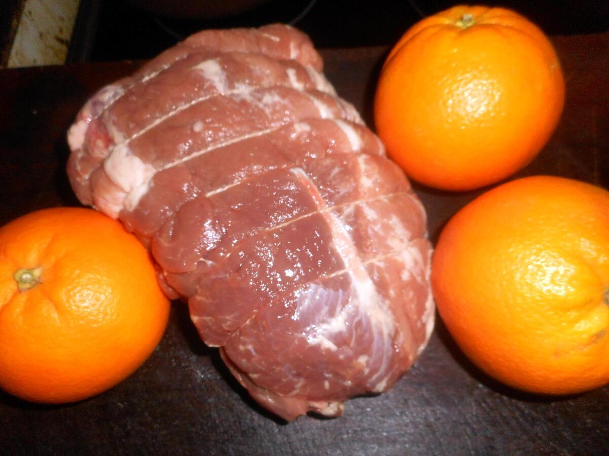 recette Roti de porc au rhum et a l orange