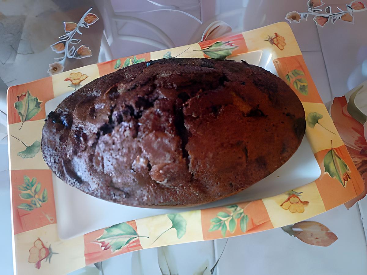 recette cake chocolat banane