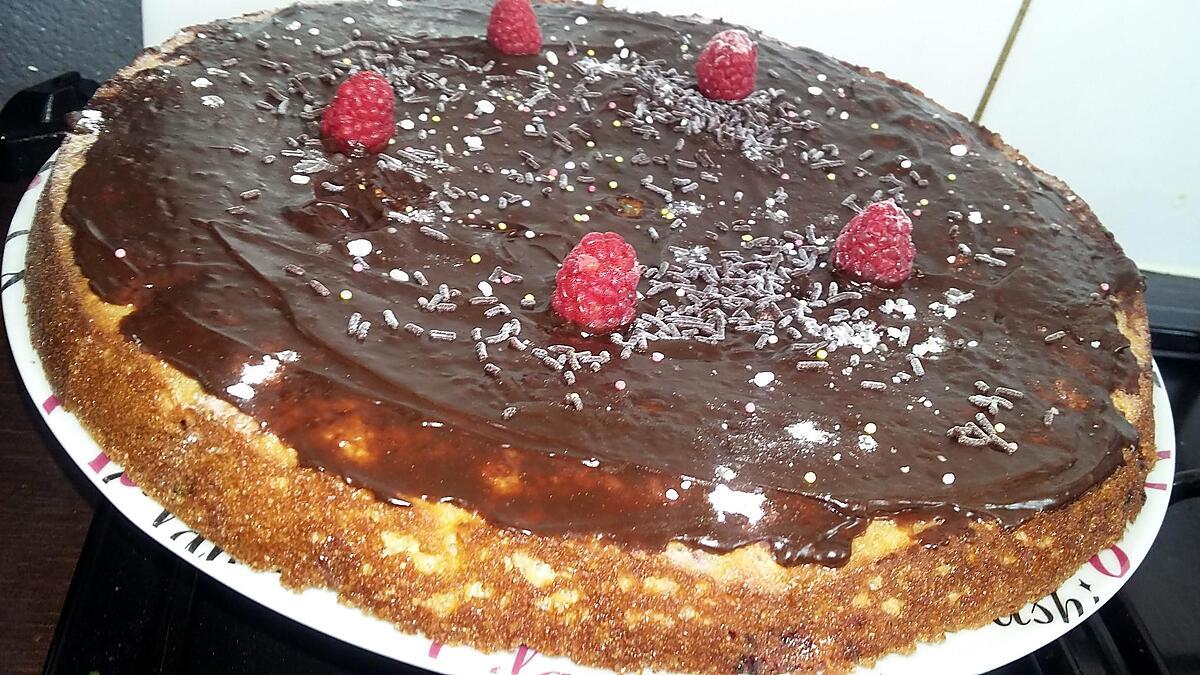 recette Gateau a la framboise de Mamie