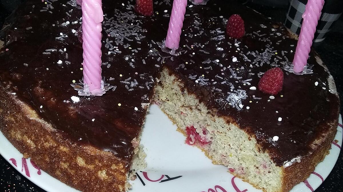 recette Gateau a la framboise de Mamie