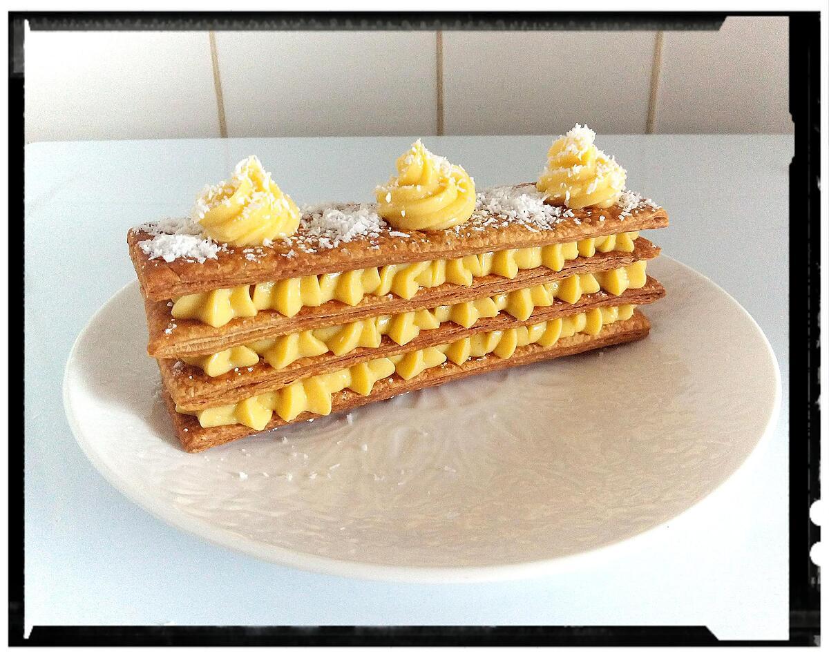 recette Mille-feuille citron gingembre