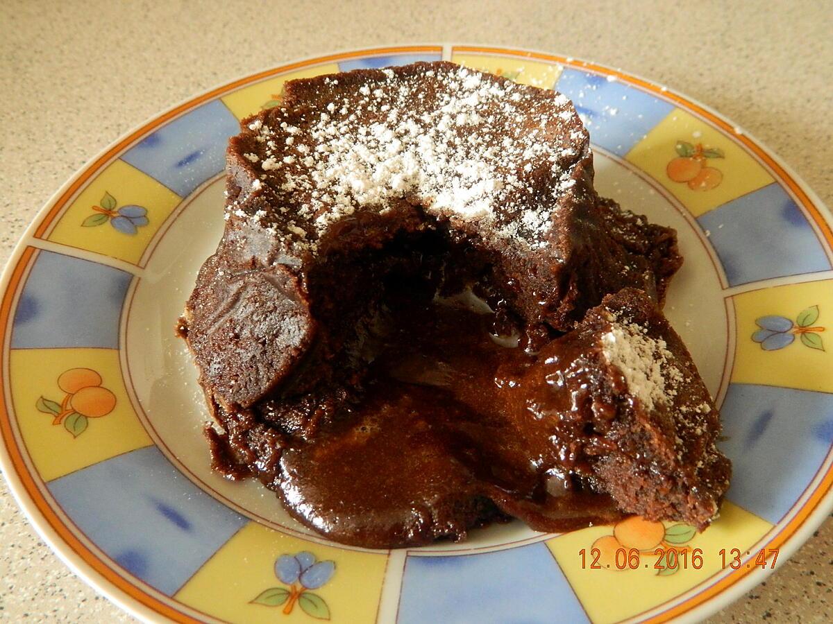 recette Coulants au chocolat et chamallow