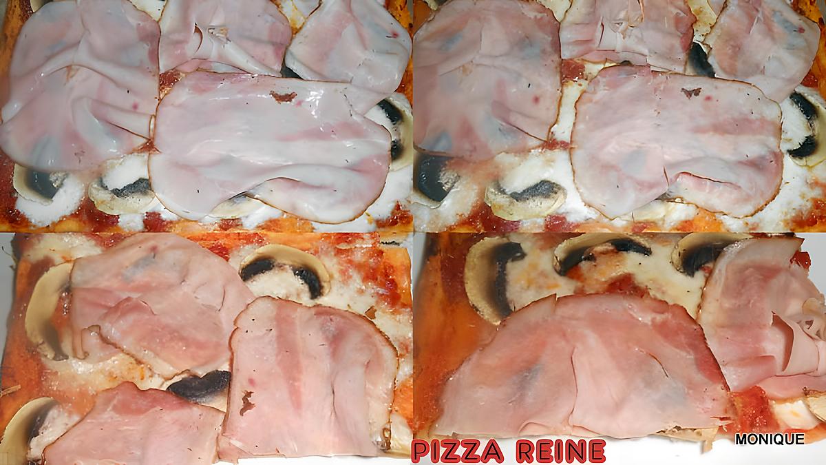 recette PIZZA REINE (REGINA)