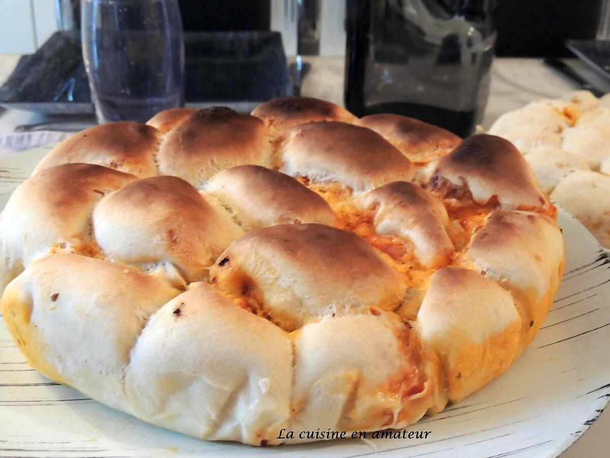 recette Pizza à effeuiller