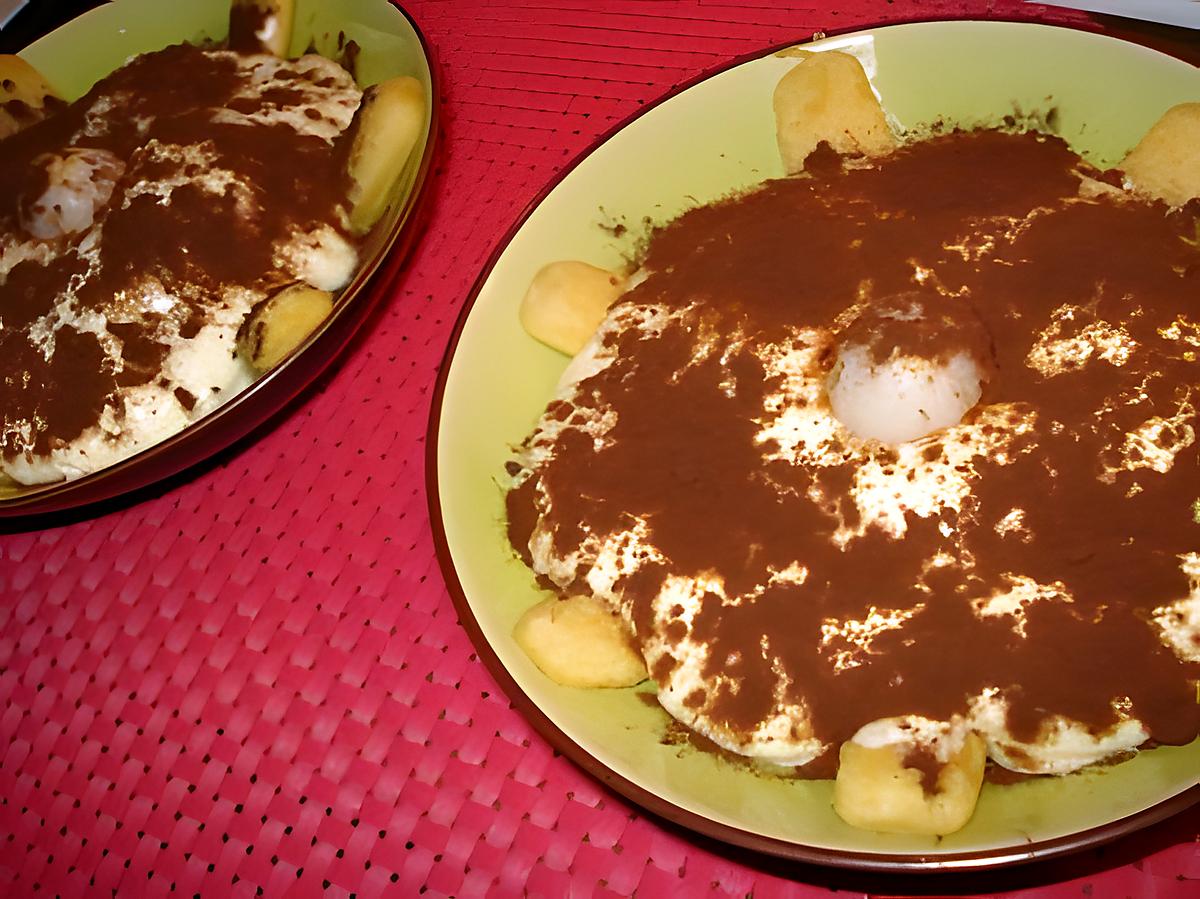 recette Tiramisu aux litchis