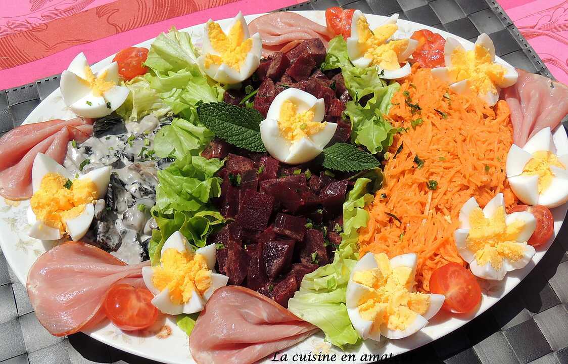 Salade Entree Crudites Presentation