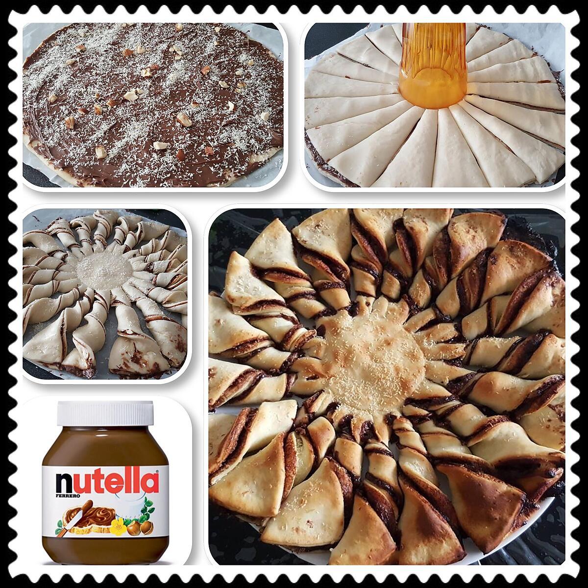 recette La pizza soleil au Nutella