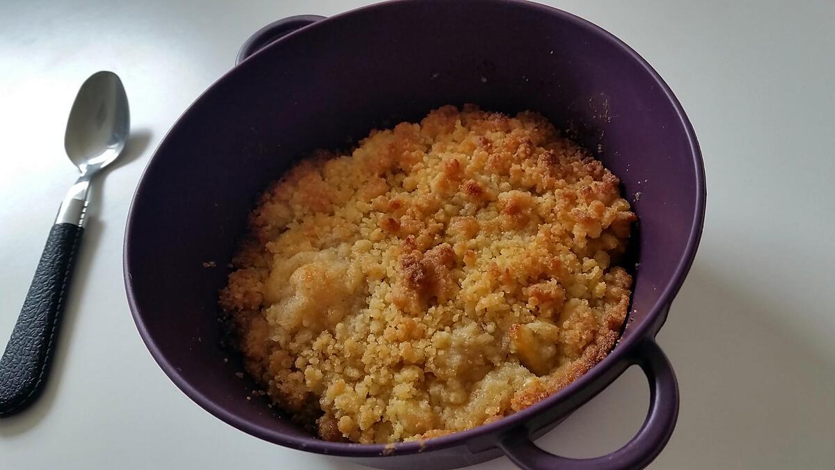 recette Crumble Pommes Bananes