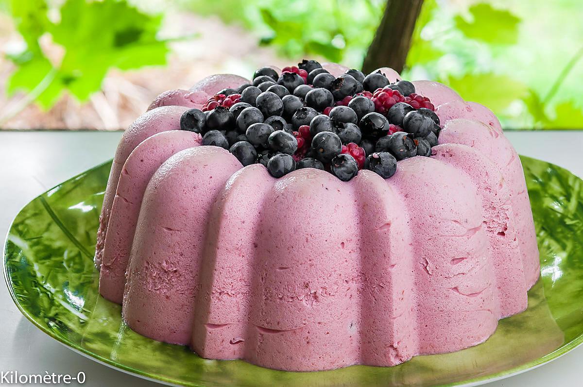 recette Mousse aux framboises et fruits rouges