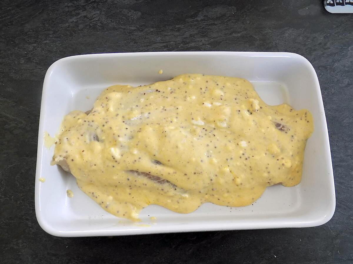 recette Filet de perche à la moutarde (compatible dukan)